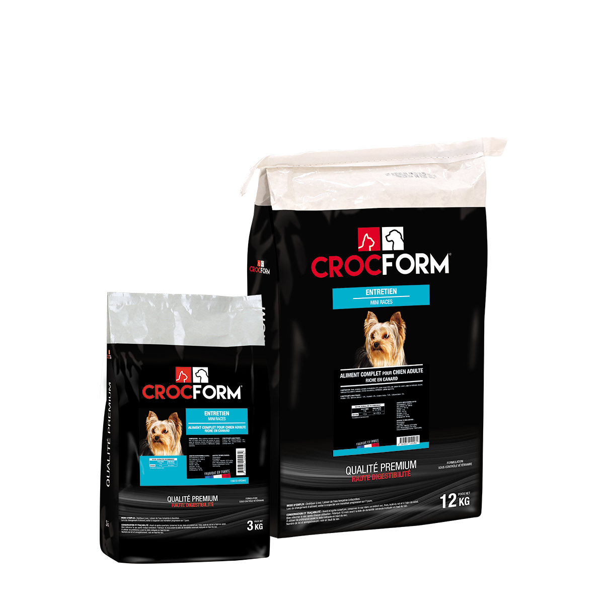 ALIMENT CROQUETTES CHIEN CROCFORM PREMIUM ENTRETIEN MINI